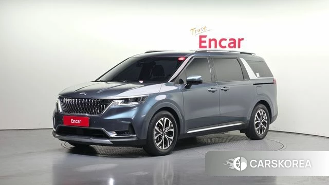 Kia Carnival 4th generation 2021 Небесно-голубой из Кореи