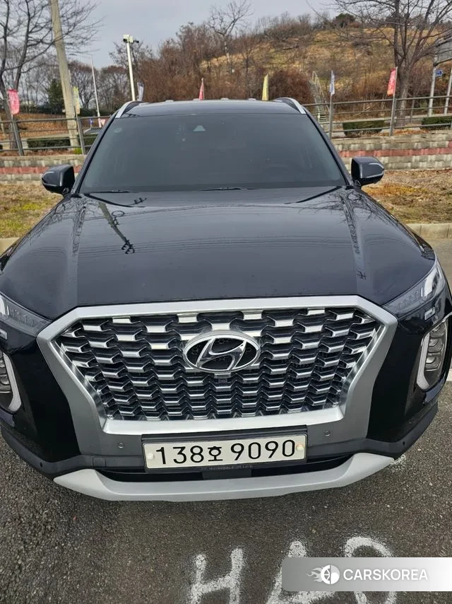 Hyundai Palisade 2021 Темно-зеленый из Кореи