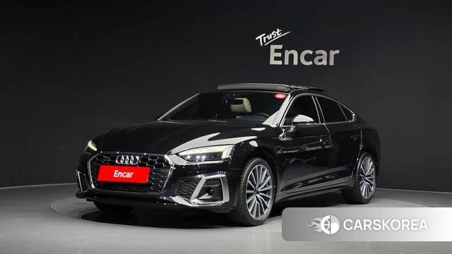 Audi A5 (F5) 2023 Черный из Кореи