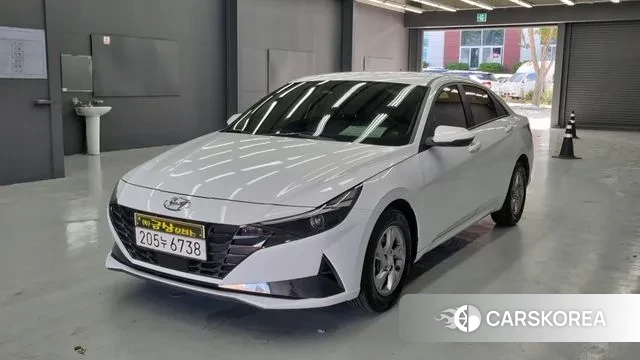 Hyundai Avante (CN7) 2020 Белый из Кореи