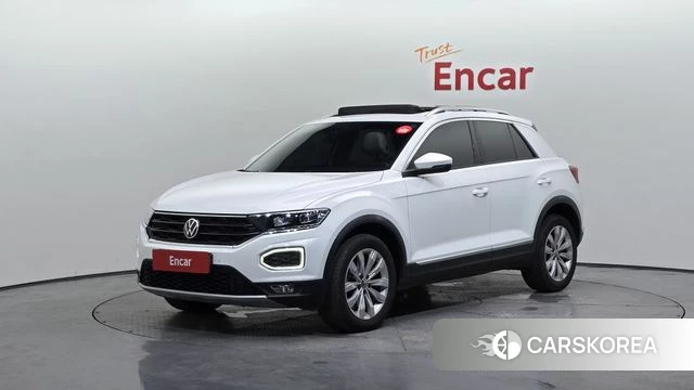 Volkswagen T-Roc 2021 Белый из Кореи