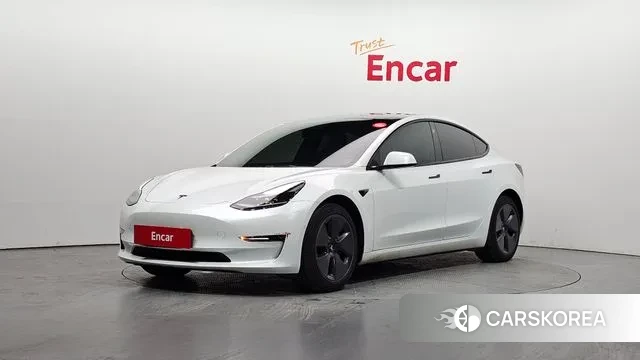 Tesla Model 3 2022 Белый из Кореи