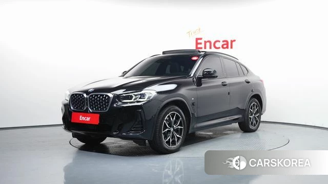 BMW X4 (G02) 2024 Черный из Кореи