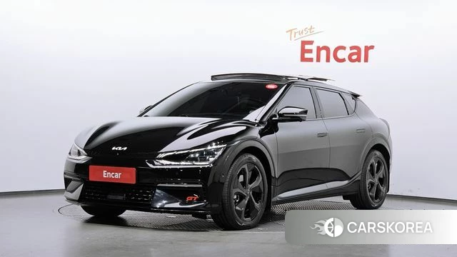 Kia EV6 2021 Черный из Кореи
