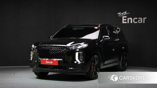 Hyundai Palisade 2022 Черный из Кореи