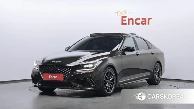 Genesis G80 2018 Коричневый из Кореи
