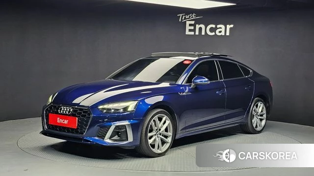Audi A5 (F5) 2020 Синий из Кореи