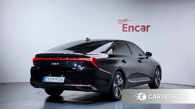Kia K8 Hybrid 2022 Черный из Кореи
