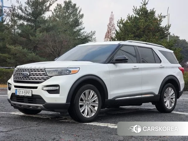 Ford Explorer 6th Generation 2023 Белый из Кореи