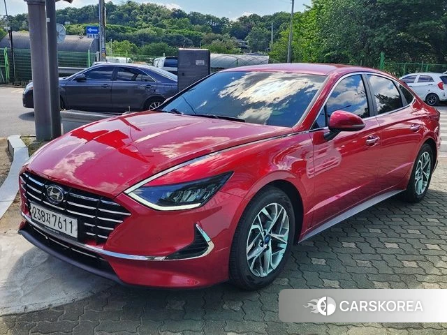 Hyundai Sonata (DN8) 2019 Красный из Кореи