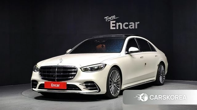 Mercedes-Benz S-Class W223 2023 Белый из Кореи