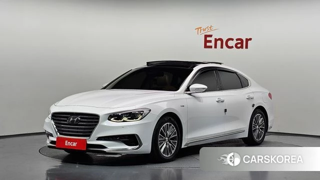 Hyundai Grandeur IG Hybrid 2019 Белый из Кореи