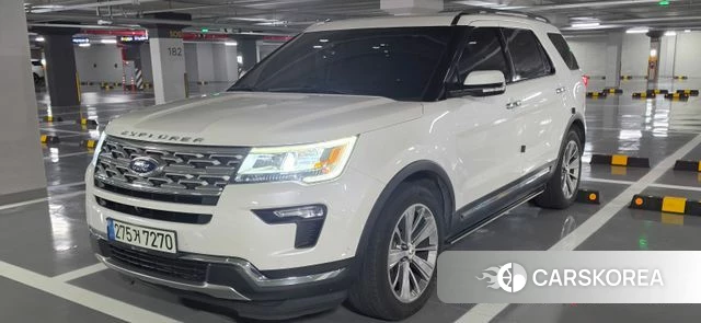 Ford Explorer 2018 Белый из Кореи