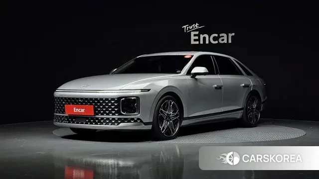 Hyundai Grandeur Hybrid (GN7) 2023 Серебристо-серый из Кореи