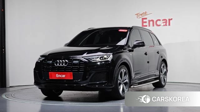 Audi Q7 (4M) 2022 Черный из Кореи