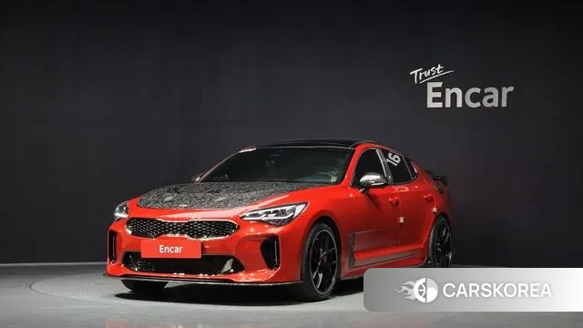 Kia Stinger Meister 2021 Красный из Кореи