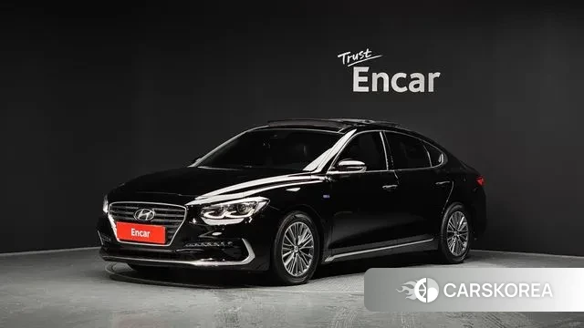Hyundai Grandeur IG Hybrid 2018 Черный из Кореи