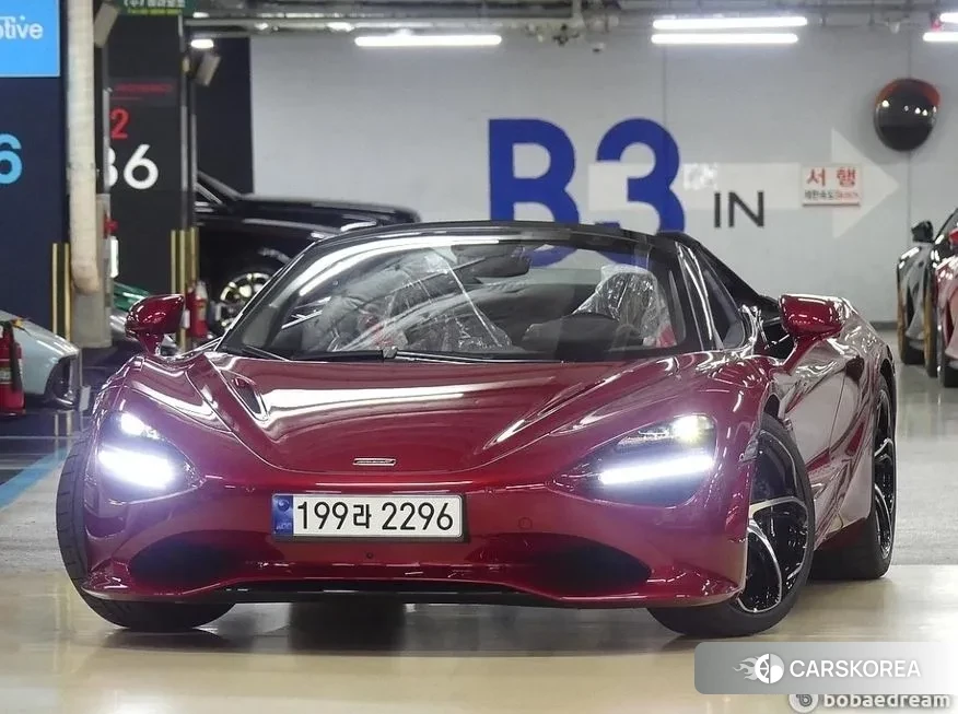 McLaren 750S 2024 Красный из Кореи