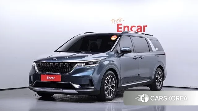 Kia Carnival 4th generation 2021 Небесно-голубой из Кореи