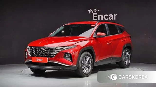 Hyundai Tucson (NX4) 2021 Красный из Кореи