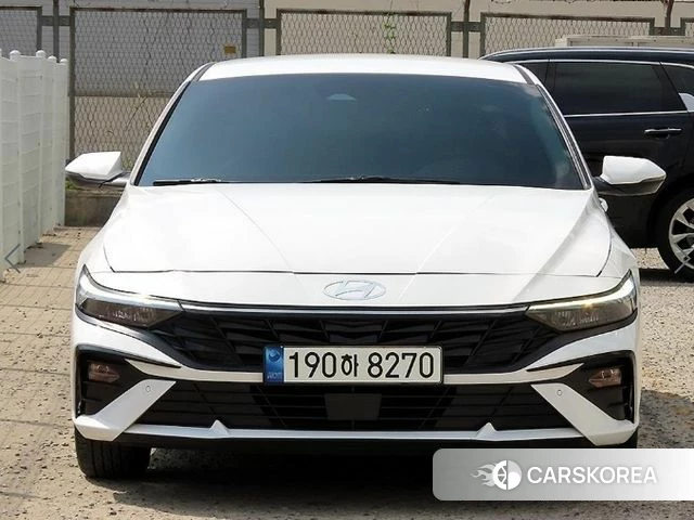 Hyundai The New Avante (CN7) 2023 Белый из Кореи
