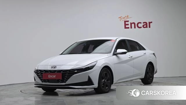 Hyundai Avante (CN7) 2020 Белый из Кореи