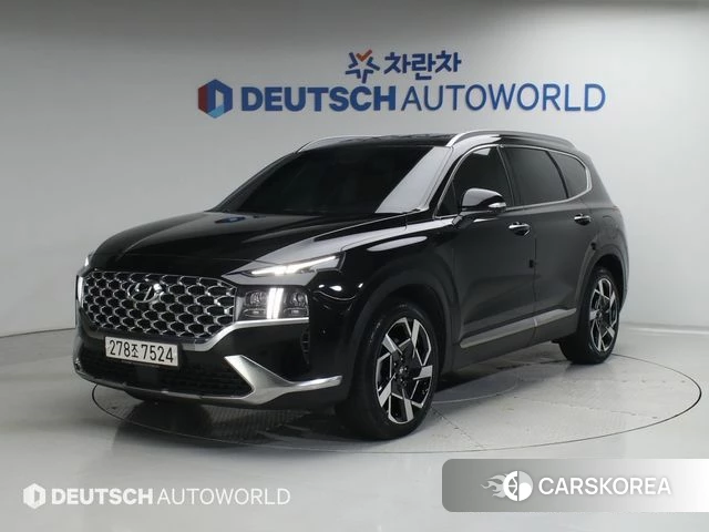 Hyundai The New Santa Fe 2021 Черный из Кореи