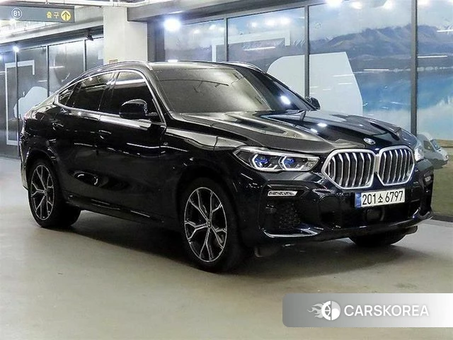 BMW X6 (G06) 2021 Черный из Кореи