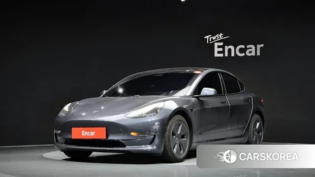 Tesla Model 3 2021 Серый из Кореи
