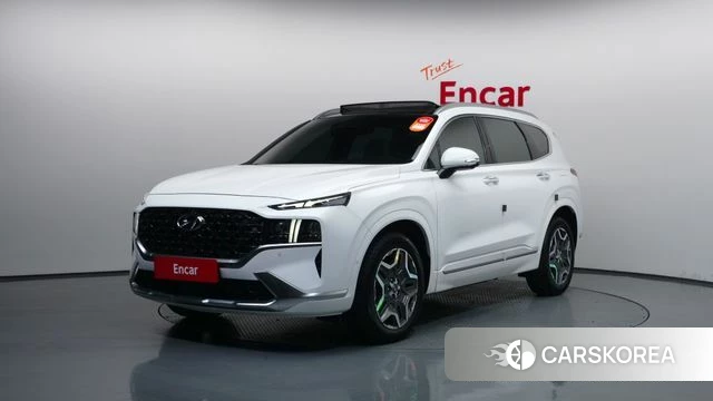 Hyundai The New Santa Fe 2021 Белый из Кореи