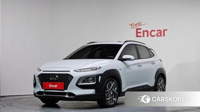 Hyundai Kona Hybrid 2019 Белый из Кореи