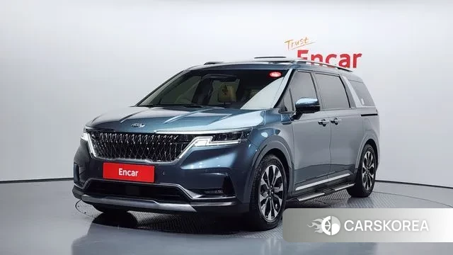 Kia Carnival 4th generation 2020 Небесно-голубой из Кореи