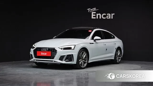 Audi A5 (F5) 2021 Белый из Кореи