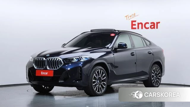 BMW X6 (G06) 2025 Черный из Кореи