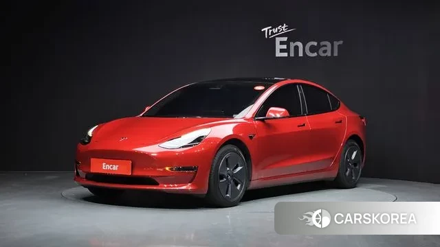 Tesla Model 3 2022 Красный из Кореи