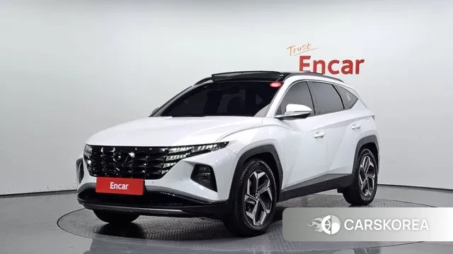 Hyundai Tucson (NX4) 2021 Белый из Кореи