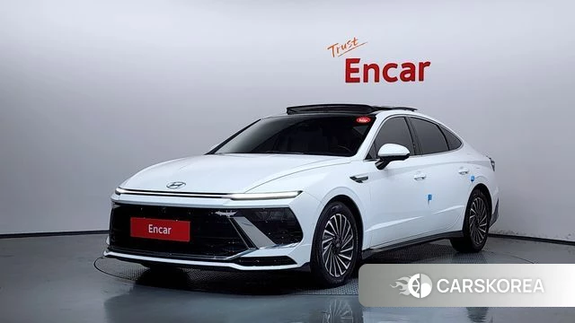 Hyundai Sonata D Edge Hybrid (DN8) 2023 Белый из Кореи