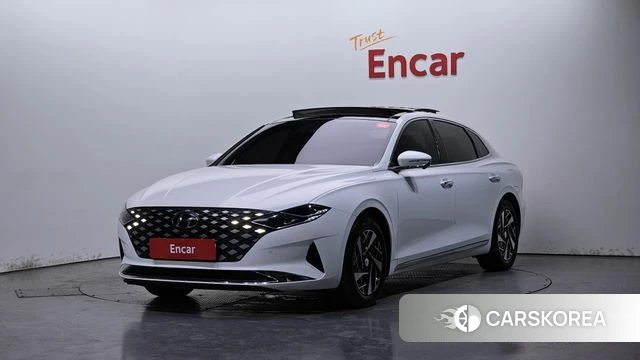 Hyundai The New Grandeur IG Hybrid 2021 Белый из Кореи