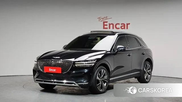 Genesis GV70 2021 Черный из Кореи