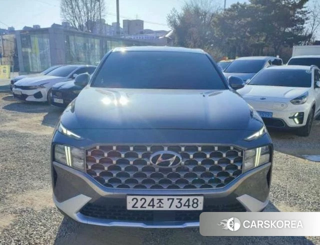 Hyundai The New Santa Fe 2022 Серый из Кореи