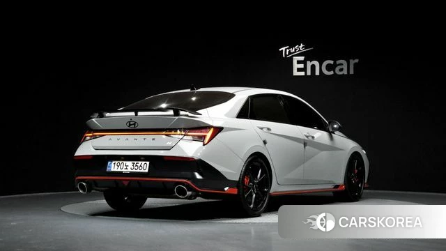 Hyundai The New Avante (CN7) 2023 Серебристо-серый из Кореи