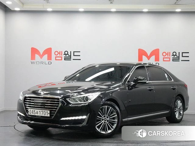 Genesis EQ900 2018 Черный из Кореи