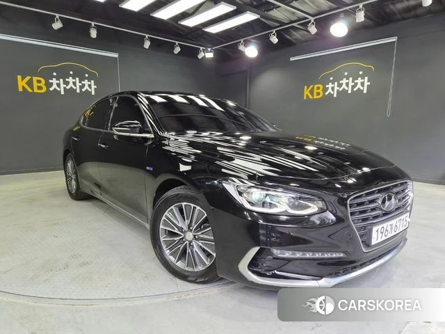 Hyundai Grandeur IG Hybrid 2018 Черный из Кореи