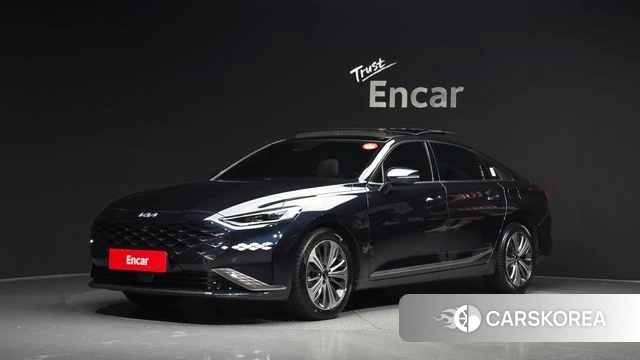 Kia K8 Hybrid 2021 Синий из Кореи