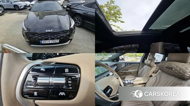 Kia K8 2022 Черный из Кореи