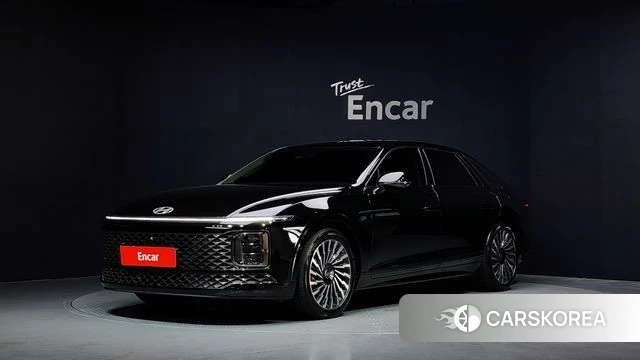 Hyundai Grandeur Hybrid (GN7) 2023 Черный из Кореи