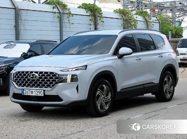 Hyundai The New Santa Fe 2020 Серебристо-серый из Кореи