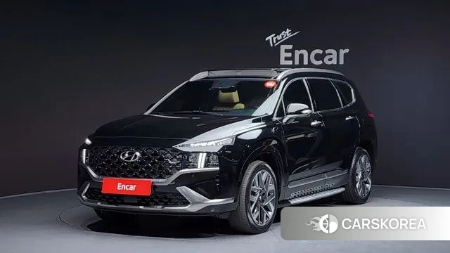 Hyundai The New Santa Fe 2022 Черный из Кореи