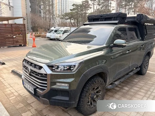 Ssangyong The New Rexton Sports Cannes 2024 Темно-зеленый из Кореи