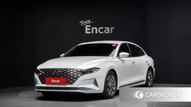 Hyundai The New Grandeur IG Hybrid 2021 Белый из Кореи